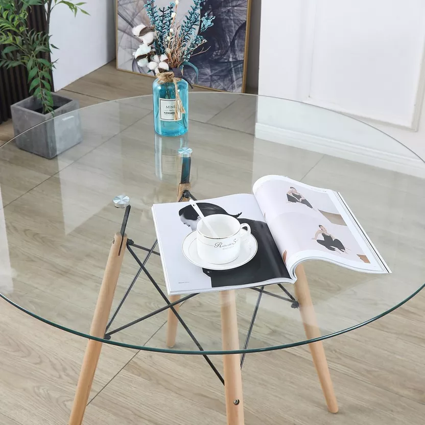 Eiffel Glass Dining Table