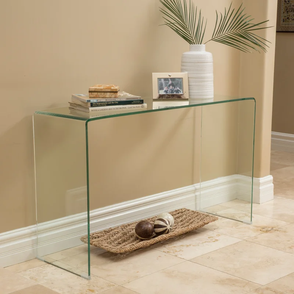 Waterfall Glass Console