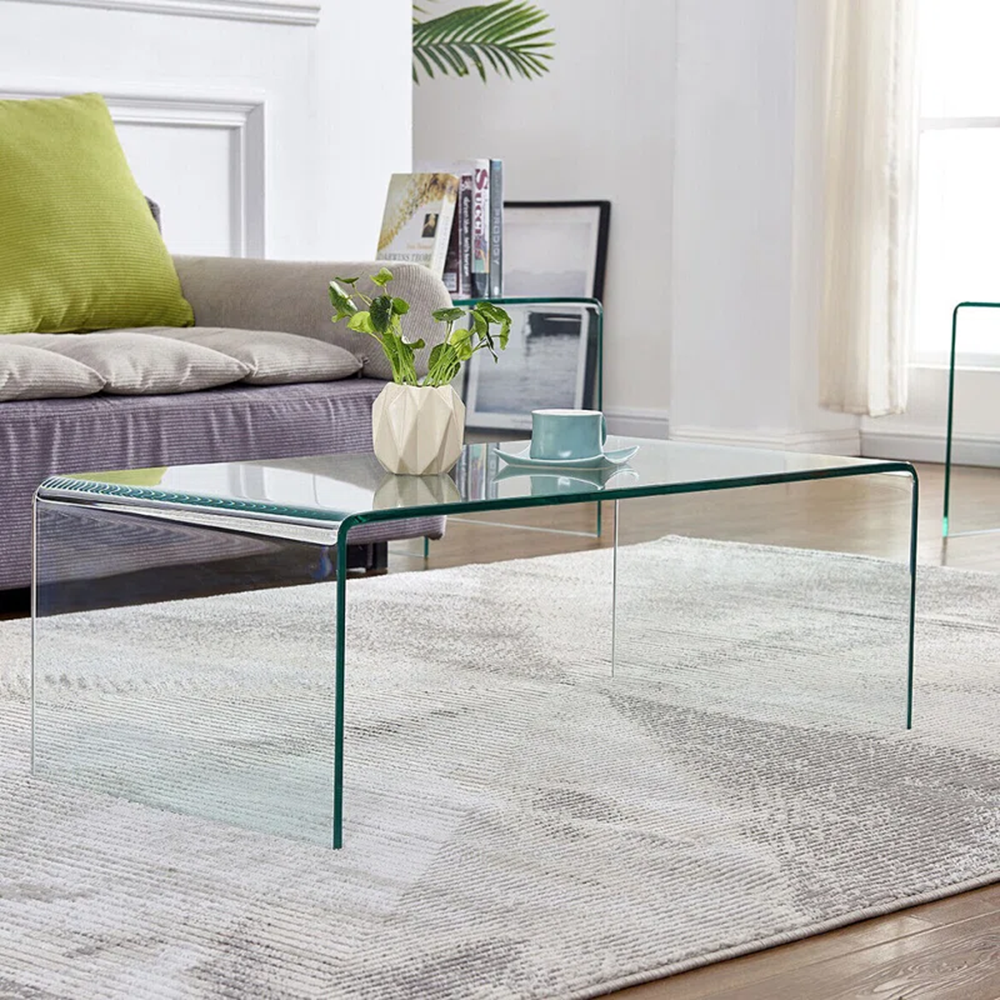 Waterfall Glass Table