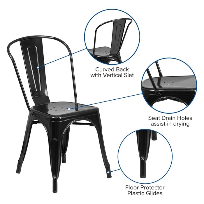 Tolix Armless Chair