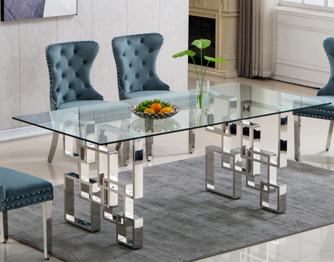 Diva Glass Dining Table