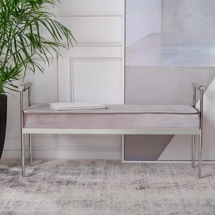 Roma Velvet Bench