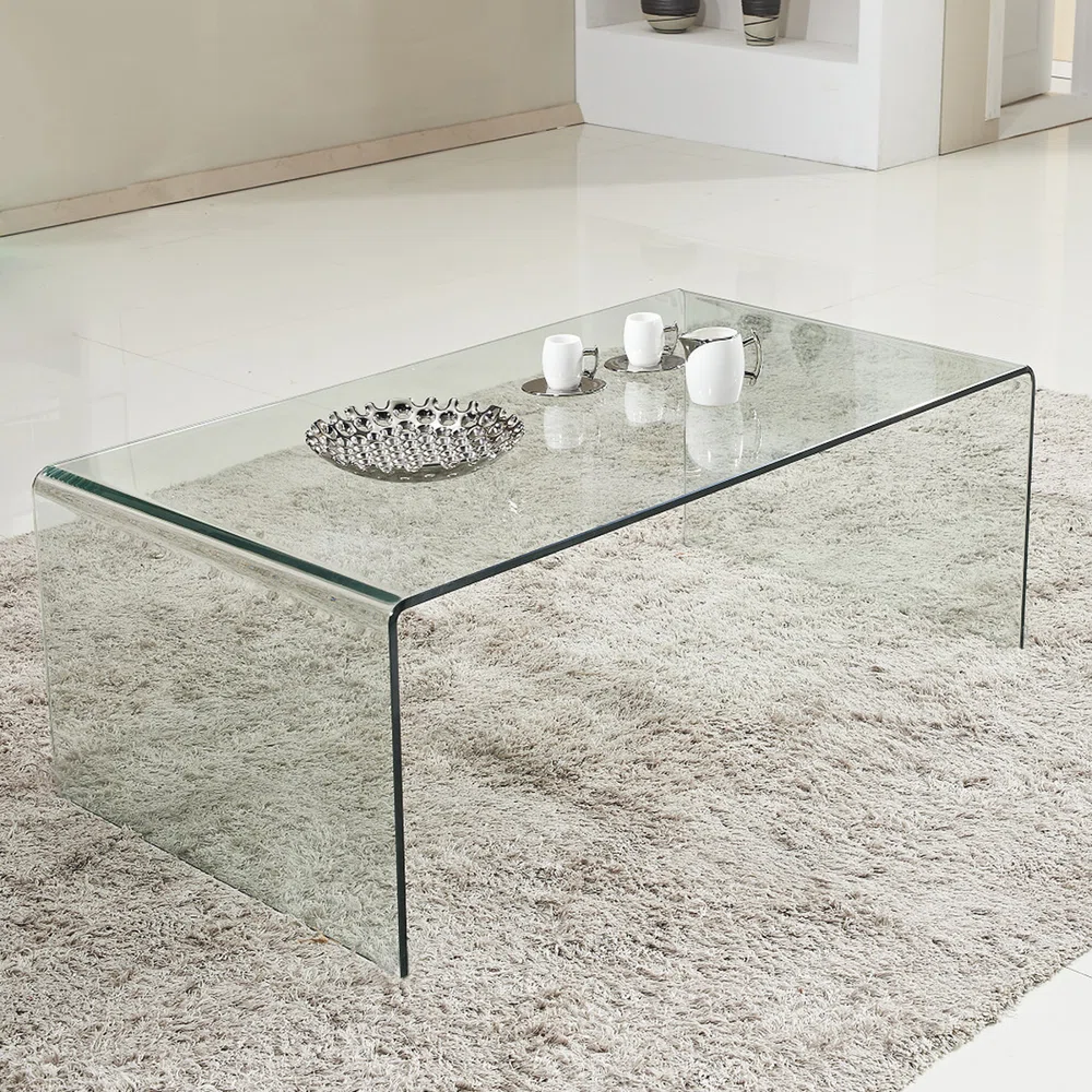 Waterfall Glass Table