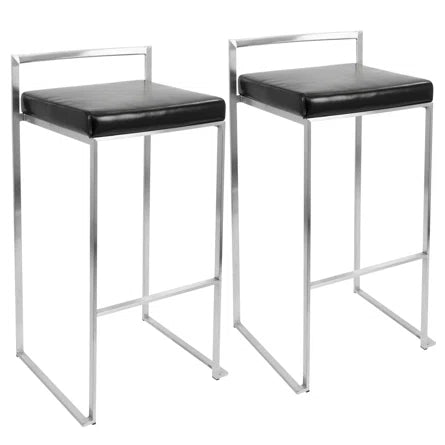 Salem Counter Stool (Chrome Base)