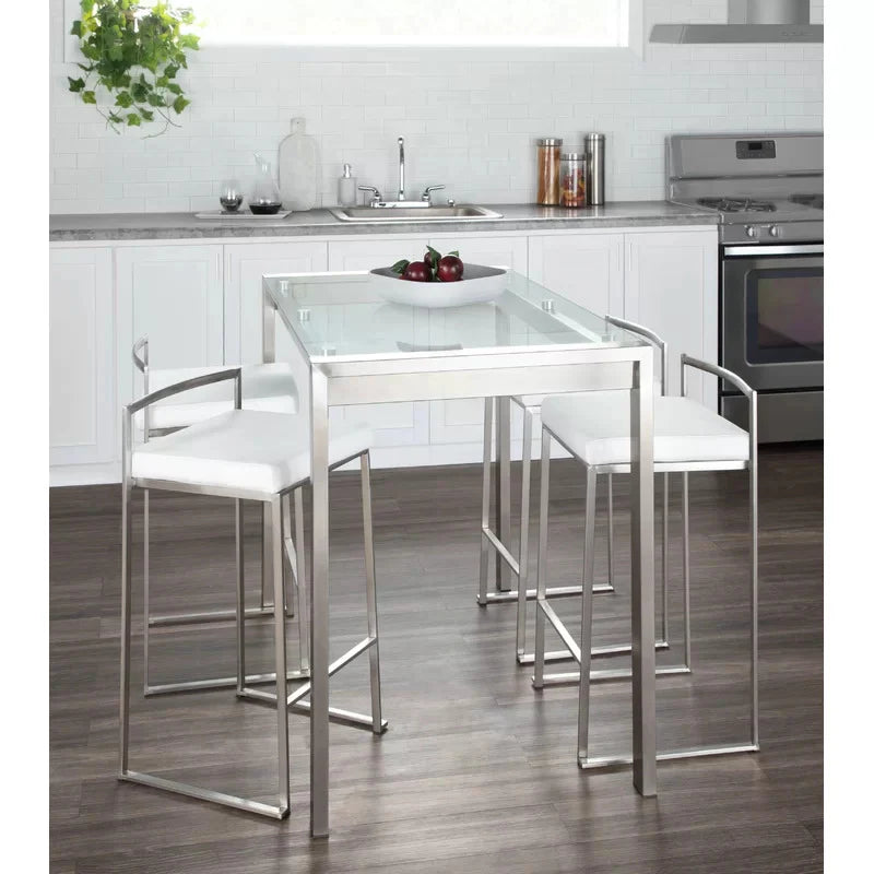 Salem Counter Stool (Chrome Base)