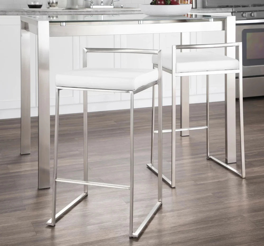 Salem Counter Stool (Chrome Base)