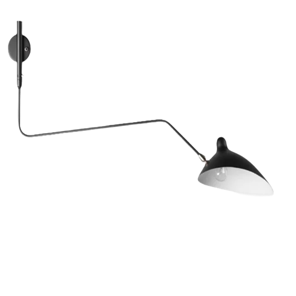 Serge Mouille One-Arm Sconce Lamp