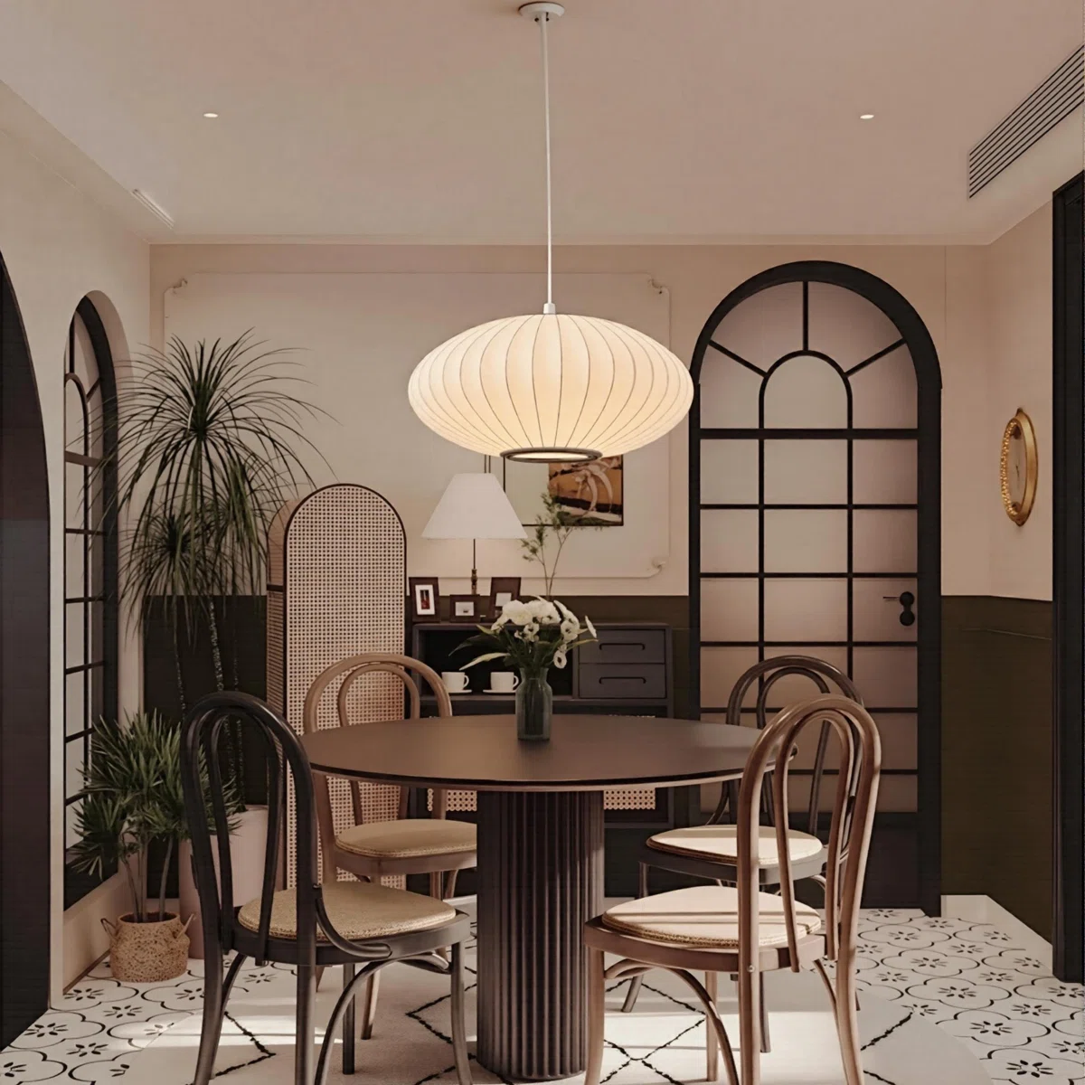 Nelson Saucer Bubble Pendant