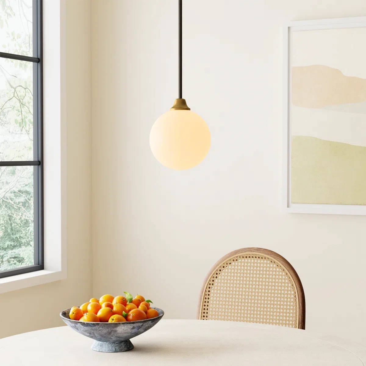Single Bubble Pendant Light
