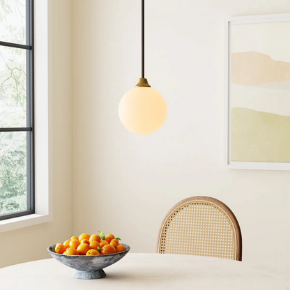 Single Bubble Pendant Light