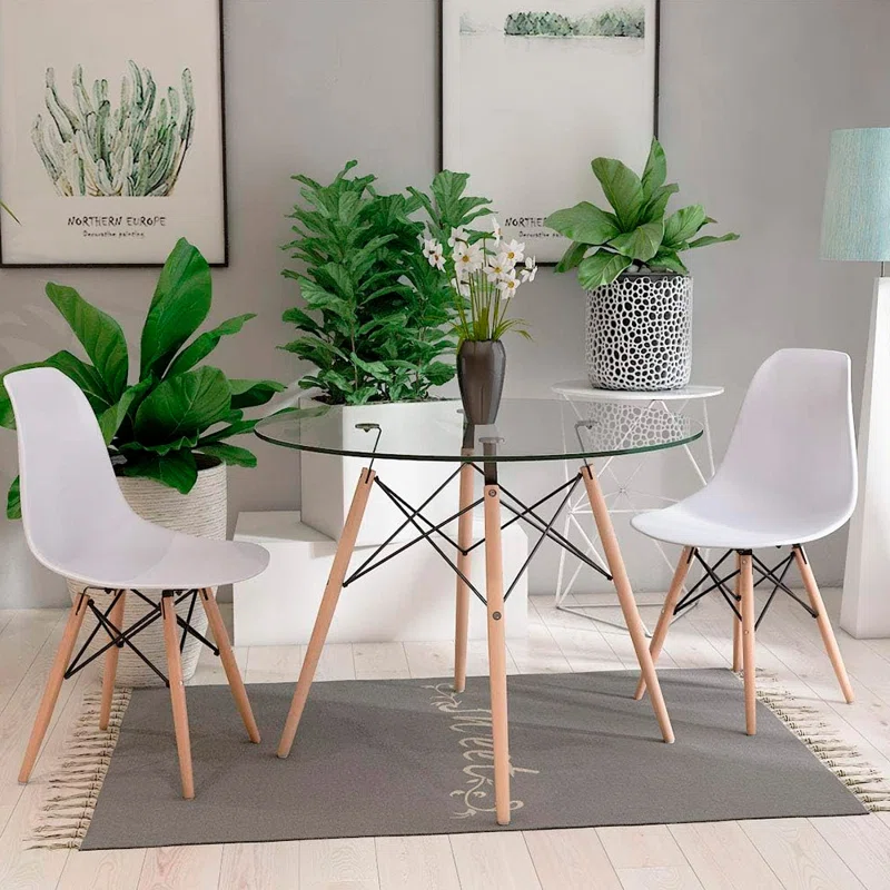 Eiffel Glass Dining Table