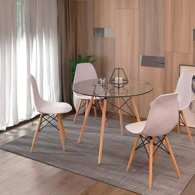 Eiffel Glass Dining Table