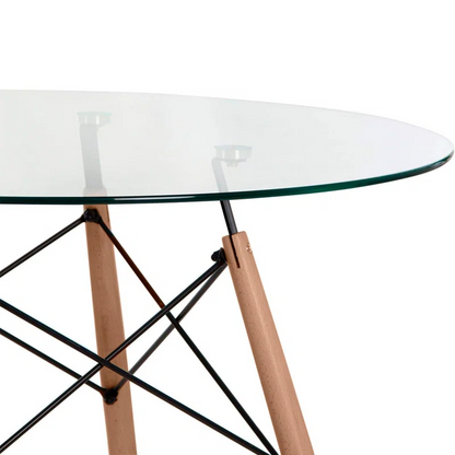 Eiffel Glass Dining Table