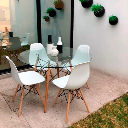 Eiffel Glass Dining Table