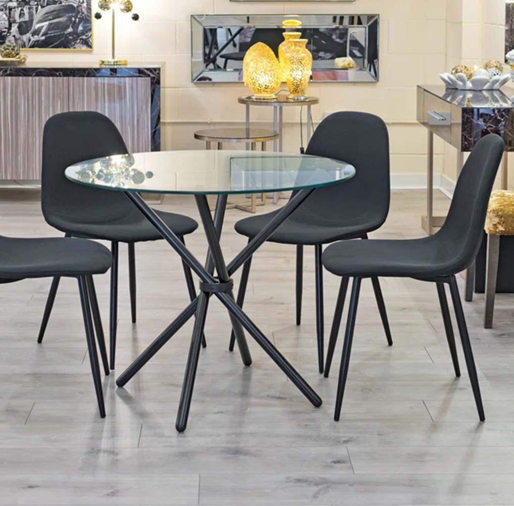 Gianni Glass Dining Table