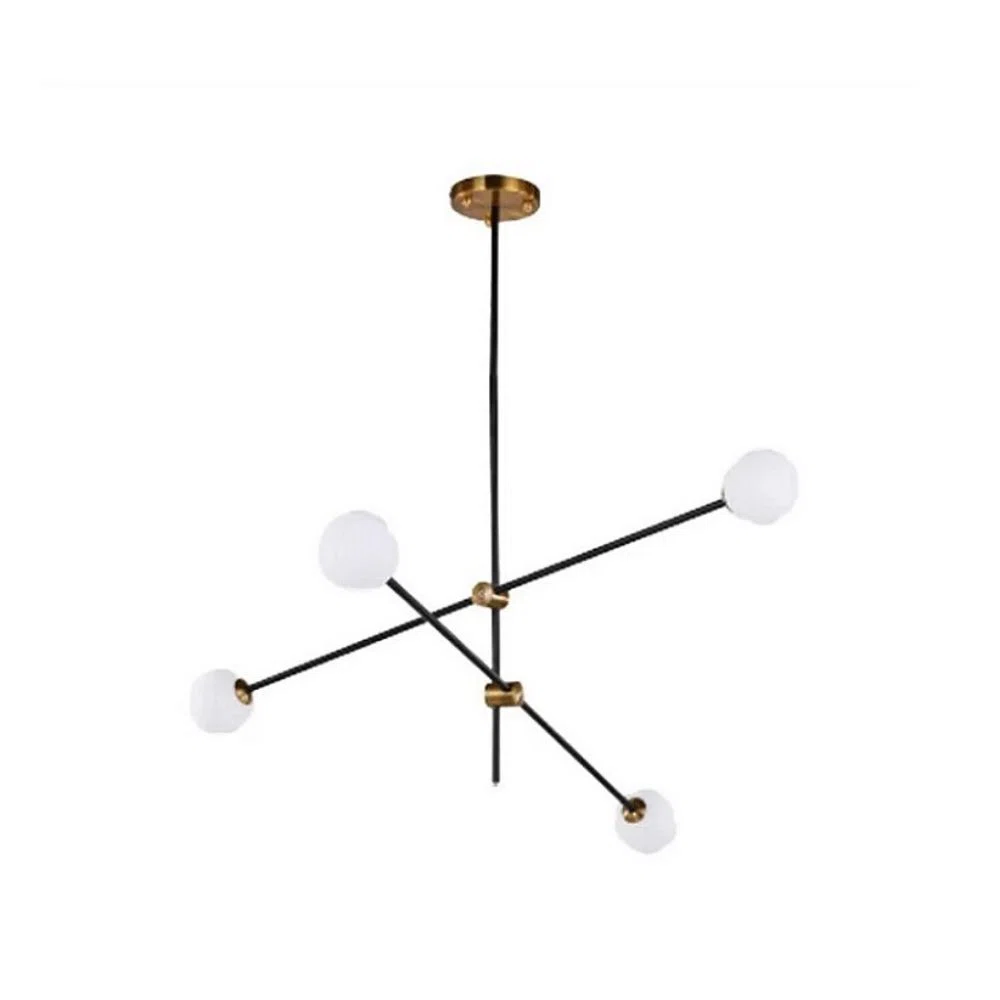 4 Lights Palo Brass Pendant