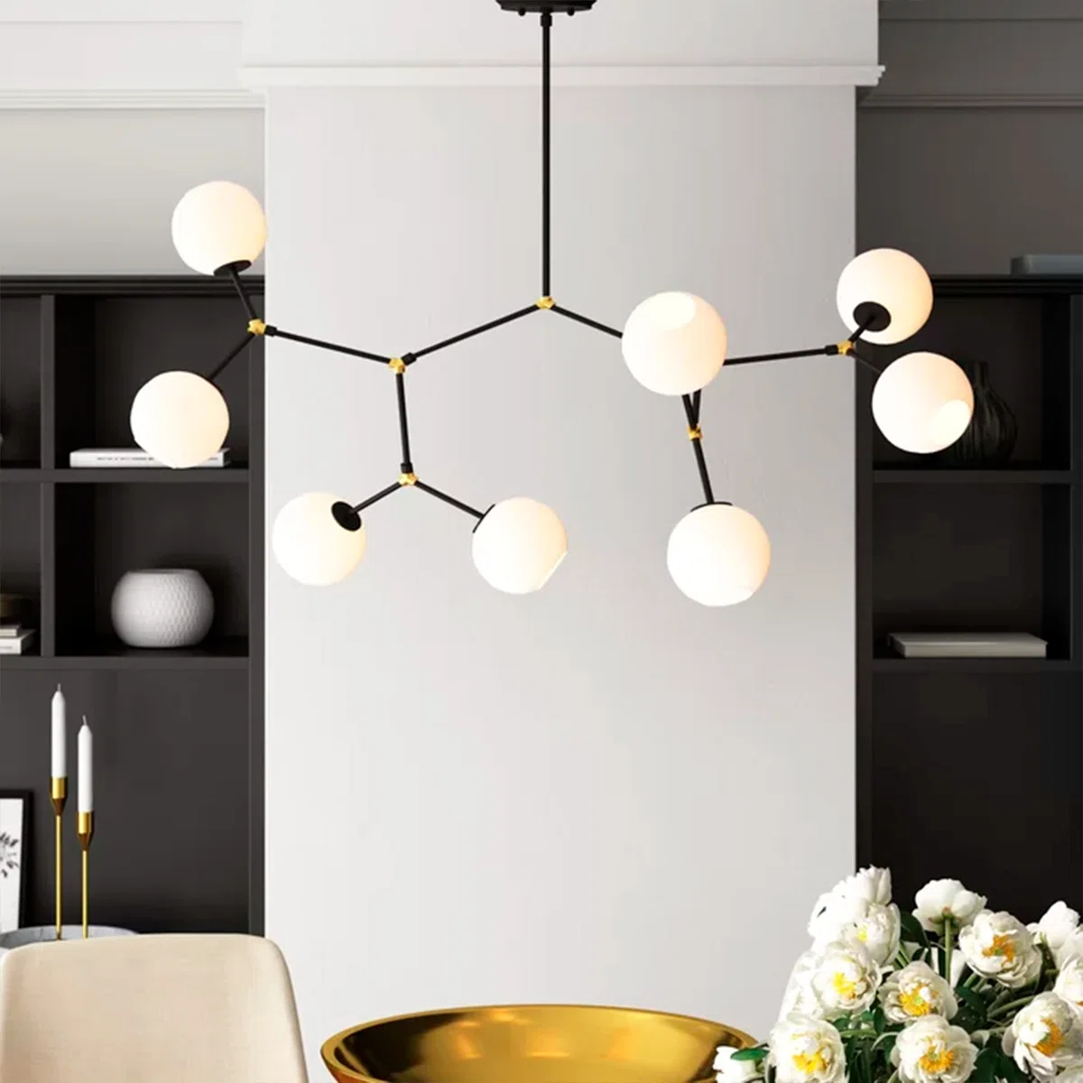 Atom Pendent - 8 Lights