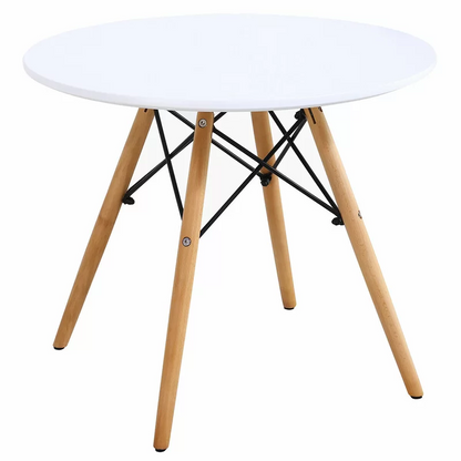 Wood Eiffel Kid Set - 1 Table with 2 Chairs