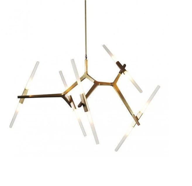 Lupe Gold Pendant 10 Lights