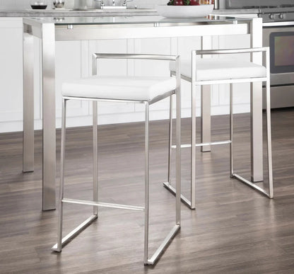 Salem Counter Stool (Chrome Base)