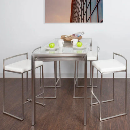 Salem Counter Stool (Chrome Base)